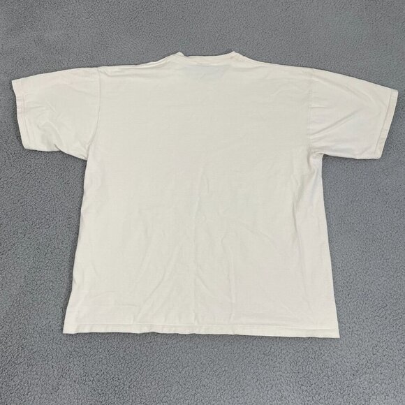 Vintage Camp Atterbury Shirt XL White Short Sleeve Military Graphic Tee - Picture 5 of 9